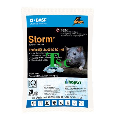 Thuốc diệt chuột Storm 0.005%